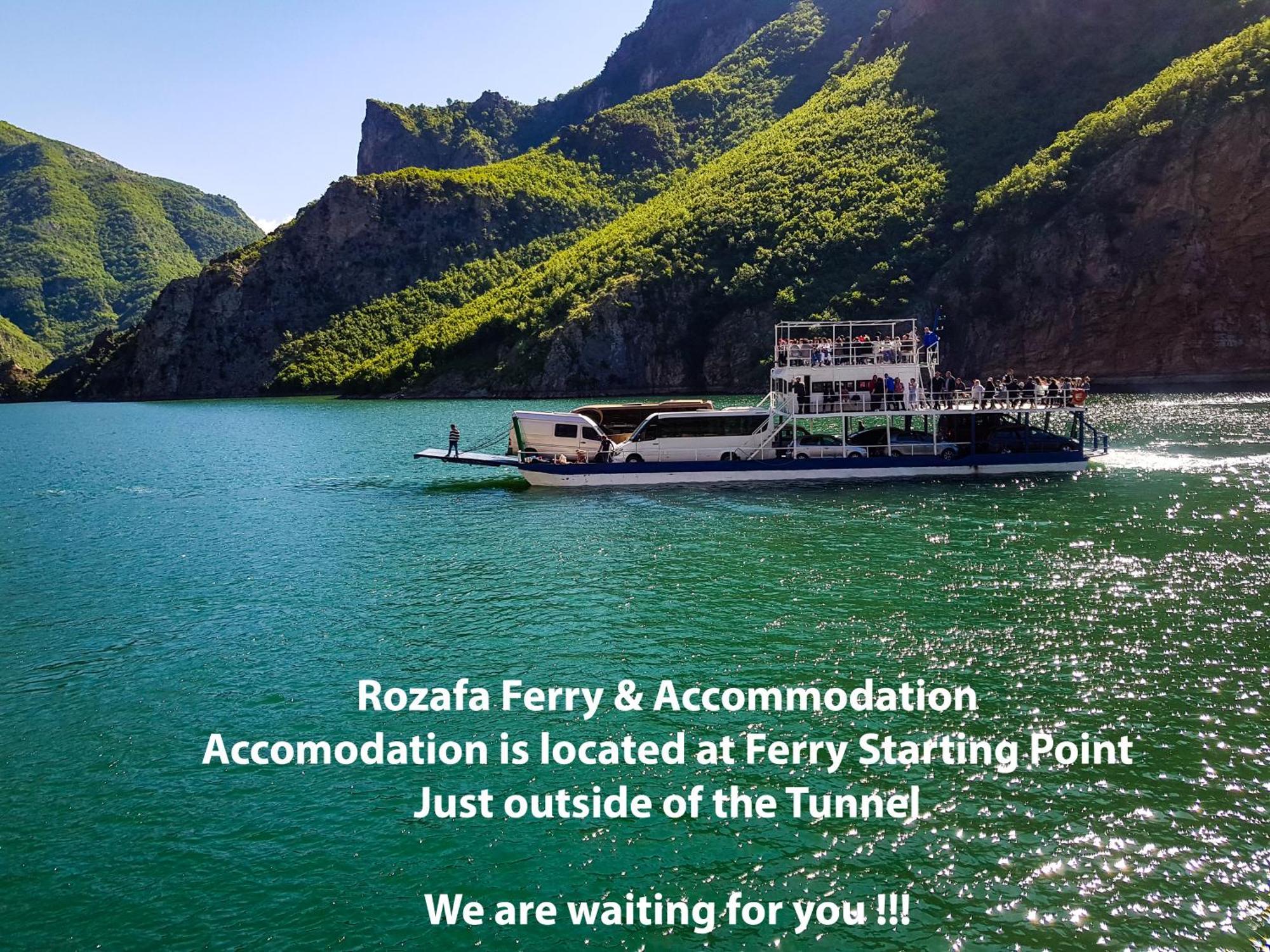 Rozafa Ferry & Accommodation Koman Екстериор снимка